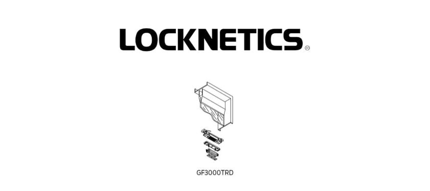 Locknetics GF3000TRD: Top Rail Shear Lock for Secure Doors